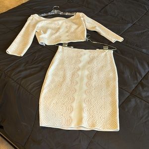 BCBG skirt & top set